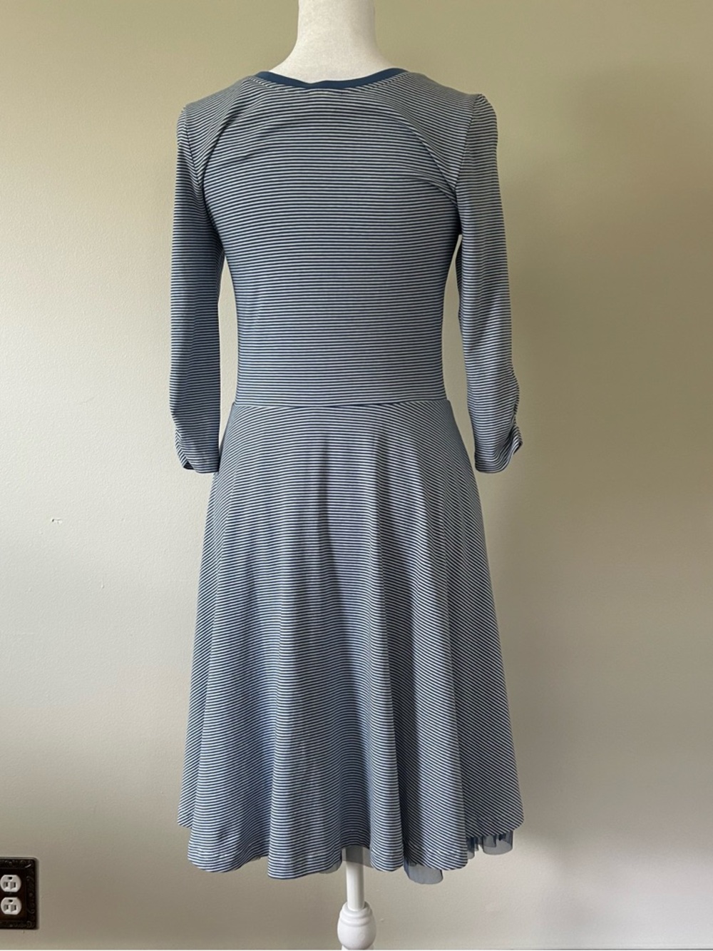 🌿 Matilda Jane Blue Striped Dress | XS | Parisian Spring Style - Picture 3 of 12